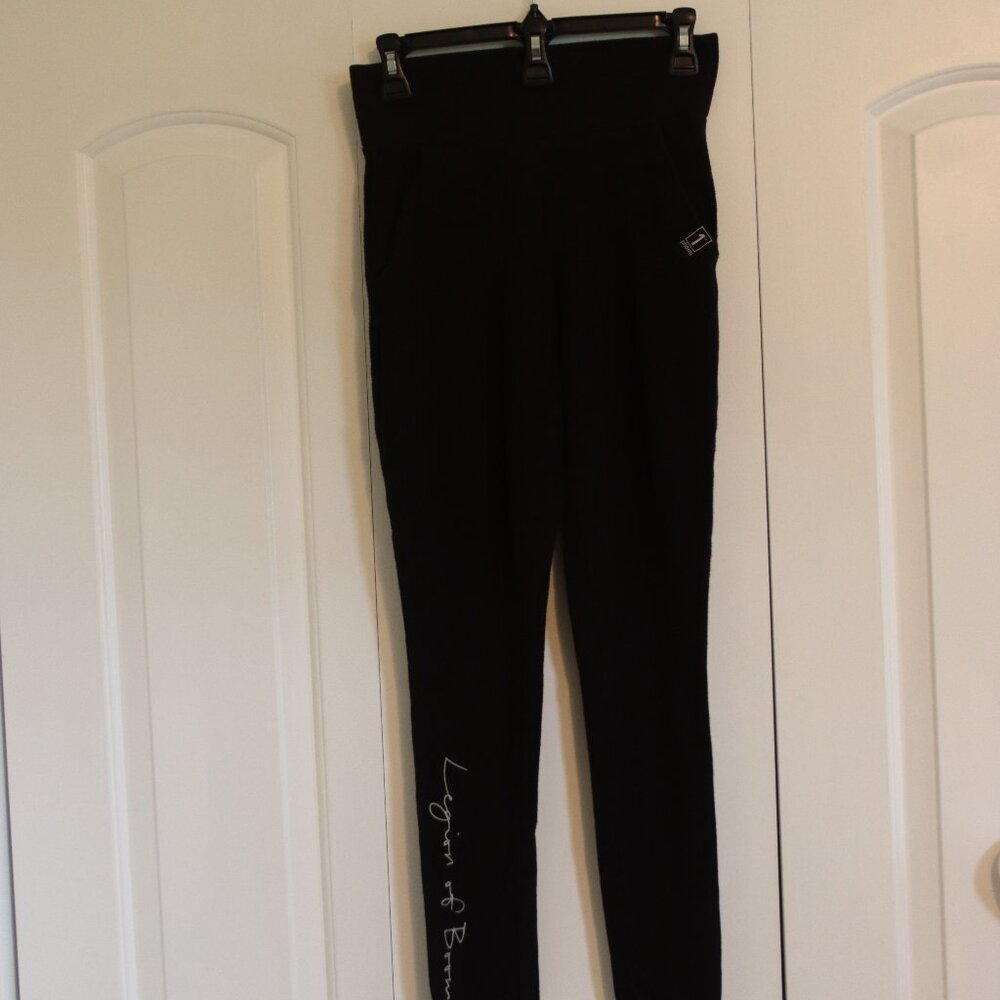 Mono B 1st Phorm Legion of Boom Black Joggers Loungewear Active Size Small